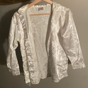 White button up fairy costume shirt